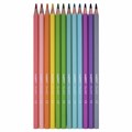 Карандаши цветные пастельные CARIOCA "Pastel", 12 цветов, ПВХ-чехол, шестигранные, грифель 3,3 мм, натуральное дерево, 43034 181702