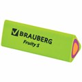 Ластик BRAUBERG "Fruity S", 44х15х15 мм, цвет ассорти, треугольный, 228713 228713