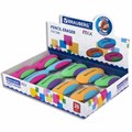 Ластик BRAUBERG "Mix S", 58х33х13 мм, цвет ассорти, 228724 228724