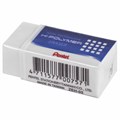 Ластик PENTEL (Япония) "HI-POLYMER ERASER", 35х16х11,5 мм, белый, прямоугольный, картонный держатель, ZEH-03 227180