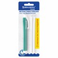 Ластик выдвижной + 2 сменных ластика BRAUBERG "TRIOS", 120х6,9х7,8 мм, бирюзовый корпус, 272693 272693