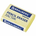 Ластики BRAUBERG PASTEL MAXI НАБОР 3 штуки, размер ластика 44х32х13 мм, упаковка блистер, 271345 271345