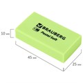 Ластики BRAUBERG PASTEL SOFT НАБОР 6 шт., размер ластика 45х25х10 мм, экологичный ПВХ, 271340 271340