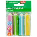 Ластики фигурные BRAUBERG KIDS "Карандашики", НАБОР 4 ШТУКИ, пакет, 271996 271996