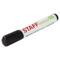 Маркер стираемый для белой доски ЧЕРНЫЙ, STAFF "Manager" WBM-491, 5 мм, с клипом, 151491 151491