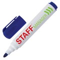 Маркеры стираемые для белой доски НАБОР 4 ЦВЕТА, STAFF "Manager" WBM-491, 5 мм, с клипом, 151495 151495
