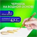 Маркеры акриловые для рисования и хобби, 2 цвета ЗОЛОТО/СЕРЕБРО, линия 0,7-1 мм, BRAUBERG ART, 152528 152528