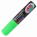 Маркер меловой "POP-ART" ЗЕЛЕНЫЙ, 15 мм, стираемый, для гладких поверхностей, BRAUBERG, 151542 151542