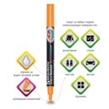 Маркер меловой "POP-ART" ОРАНЖЕВЫЙ, 3,5 мм, стираемый, для гладких поверхностей, BRAUBERG, 151523 151523