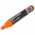 Маркер меловой "POP-ART" ОРАНЖЕВЫЙ, 5 мм, стираемый, для гладких поверхностей, BRAUBERG, 151531 151531