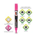 Маркер меловой "POP-ART" РОЗОВЫЙ, 5 мм, стираемый, для гладких поверхностей, BRAUBERG, 151530 151530