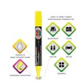 Маркеры меловые "POP-ART", НАБОР 6 ЦВЕТОВ, 5 мм, стираемые, для гладких поверхностей, BRAUBERG, 151536 151536