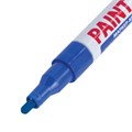 Маркер-краска лаковый (paint marker) 2 мм, СИНИЙ, НИТРО-ОСНОВА, алюминиевый корпус, BRAUBERG PROFESSIONAL PLUS, 151441 151441