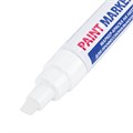 Маркер-краска лаковый (paint marker) 8 мм, БЕЛЫЙ, НИТРО-ОСНОВА, алюминиевый корпус, BRAUBERG PROFESSIONAL PLUS JUMBO, 151454 151454