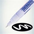 Маркер-краска лаковый (paint marker) MUNHWA, 4 мм, БЕЛЫЙ, нитро-основа, алюминиевый корпус, PM-05 151470