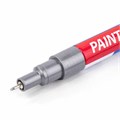 Маркер-краска лаковый EXTRA (paint marker) 1 мм, СЕРЕБРЯНЫЙ, УСИЛЕННАЯ НИТРО-ОСНОВА, BRAUBERG, 151965 151965