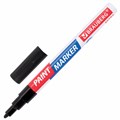 Маркер-краска лаковый EXTRA (paint marker) 2 мм, ЧЕРНЫЙ, УСИЛЕННАЯ НИТРО-ОСНОВА, BRAUBERG, 151968 151968