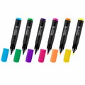 Набор текстовыделителей 6 НЕОНОВЫХ ЦВЕТОВ, АССОРТИ, STAFF College "STICK NEON", линия письма 1-4 мм, скошенный наконечник, 152534 152534