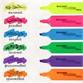 Набор текстовыделителей 6 ЦВЕТОВ, BRAUBERG "ORIGINAL NEON", линия письма 1-5 мм, 152216 152216