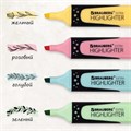 Набор текстовыделителей BRAUBERG 4 шт., АССОРТИ, "EXTRA PASTEL", прорезиненный корпус, линия 1-5 мм, 151756 151756