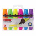 Набор текстовыделителей BRAUBERG 6 шт., АССОРТИ, "DELTA", линия 1-5 мм, 151728 151728