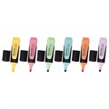 Набор текстовыделителей BRAUBERG 6 шт., АССОРТИ, "EXTRA PASTEL", прорезиненный корпус, линия 1-5 мм, 151757 151757