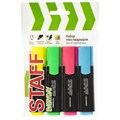 Набор текстовыделителей STAFF "EVERYDAY" HL-116, 4 шт., АССОРТИ, линия 1-5 мм, 150116 150116