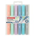 Набор текстовыделителей двусторонних 6 ПАСТЕЛЬНЫХ ЦВЕТОВ, BRAUBERG "Macaroon", линия 1-5 мм, 152513 152513