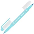 Набор текстовыделителей двусторонних 6 ПАСТЕЛЬНЫХ ЦВЕТОВ, BRAUBERG "TWIN PASTEL", линия 1-5 мм, 152518 152518