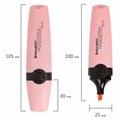 Текстовыделитель BRAUBERG "DELTA PASTEL", ПАСТЕЛЬНЫЙ РОЗОВЫЙ, линия 1-5 мм, 151731 151731