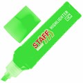 Текстовыделитель STAFF "EVERYDAY HL-707", ЗЕЛЕНЫЙ, линия 1-5 мм, скошенный наконечник, 152543 152543
