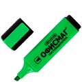 Текстовыделитель ОФИСМАГ, ЗЕЛЕНЫЙ, линия 1-5 мм, 151204 151204