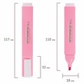 Текстовыделитель ЮНЛАНДИЯ "COLORSTAR PASTEL", ПАСТЕЛЬНЫЙ РОЗОВЫЙ, линия 1-4 мм, 151712 151712