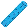 Линейка 15 см гибкая BRAUBERG "FLEX", пластиковая, ассорти, европодвес, 210673 210673