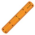 Линейка 20 см гибкая BRAUBERG "FLEX", пластиковая, ассорти, европодвес, 210674 210674