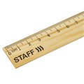 Линейка деревянная 15 см, STAFF, канадская сосна, 210797 210797
