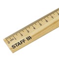 Линейка деревянная 30 см, STAFF, канадская сосна, 210800 210800