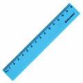 Линейка пластиковая 15 см BRAUBERG "NEON", непрозрачная, ассорти, 210750 210750