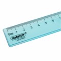 Линейка пластиковая 20 см, ПИФАГОР, прозрачная, тонированная, 210831 210831