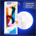 Набор чертежный большой BRAUBERG "FRUITY" (линейка 30 см, 2 треугольника, транспортир), ассорти, пенал, 210772 210772