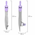 Готовальня BRAUBERG SCHOOL KIT, 11 предметов, циркуль 115 мм, циркуль 125 мм, чертежные принадлежности, лавандовый цвет, 210714 210714