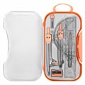 Готовальня BRAUBERG SCHOOL KIT, 11 предметов, циркуль 115 мм, циркуль 125 мм, чертежные принадлежности, персиковый цвет, 210717 210717