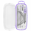 Готовальня BRAUBERG SCHOOL KIT, 8 предметов, циркуль 115 мм, чертежные принадлежности, лавандовый цвет, 210703 210703