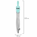 Готовальня BRAUBERG SCHOOL KIT, 8 предметов, циркуль 115 мм, чертежные принадлежности, мятный цвет, 210705 210705