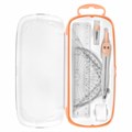 Готовальня BRAUBERG SCHOOL KIT, 8 предметов, циркуль 115 мм, чертежные принадлежности, персиковый цвет, 210704 210704