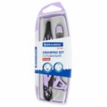 Готовальня BRAUBERG ULTRA, 4 предмета: циркуль 135 мм, запасной грифель, насадка, лавандовый цвет, 210823 210823