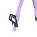 Готовальня BRAUBERG ULTRA, 4 предмета: циркуль 135 мм, запасной грифель, насадка, лавандовый цвет, 210823 210823