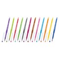 Ручки гелевые BRAUBERG DIAMOND, НАБОР 12 ЦВЕТОВ, узел 0,5 мм, линия письма 0,25 мм, 143377 143377