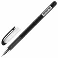 Ручка гелевая BRAUBERG "Profi-Gel PRO", ЧЕРНАЯ, линия письма 0,4 мм, игольчатый наконечник 0,5 мм, печать на корпусе, 144124 144124