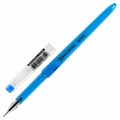 Ручка гелевая BRAUBERG DIAMOND NEON, ЧЕРНАЯ, корпус ассорти, игольчатый узел 0,5 мм, линия письма 0,25 мм, 144132 144132